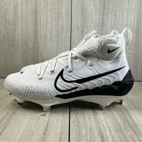 NEW Nike Alpha Huarache NXT White Black Baseball Cleats dj6517-101 Men’s Size 8 main image 8